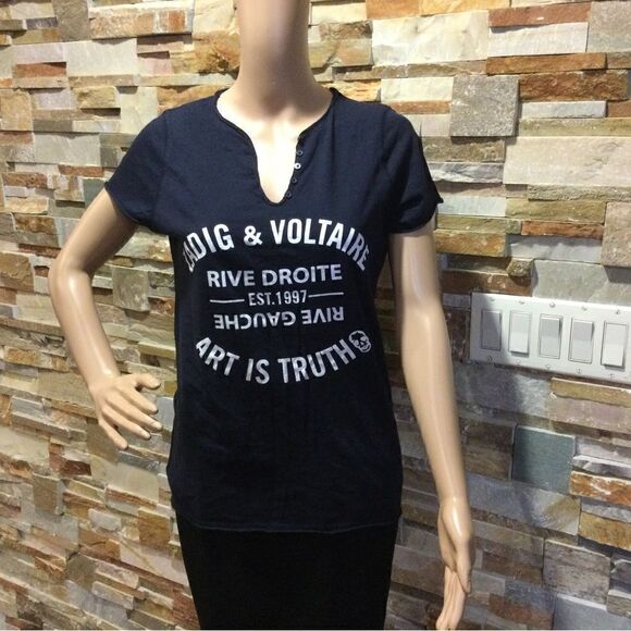 ZADIG & VOLTAIRE Tunisian MC Blason Tees - Picture 1 of 8